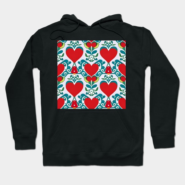 Heart Flower Hoodie by Colin-Bentham